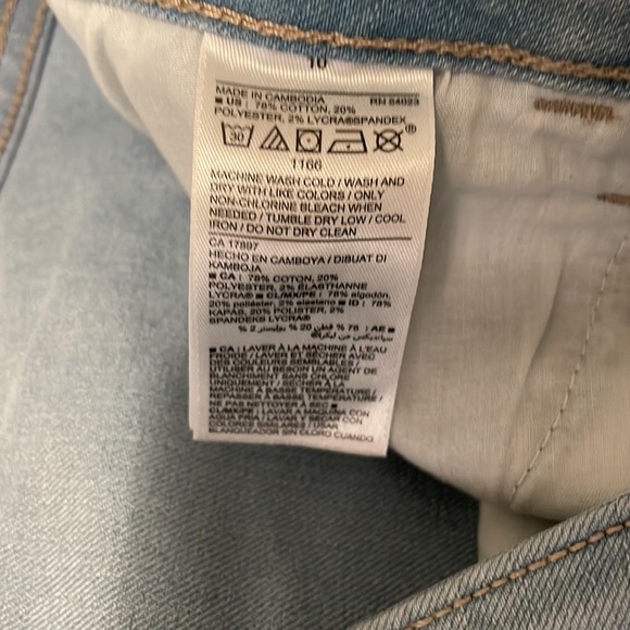 Old Navy super skinny size 10 jeggings - Picture 4 of 6